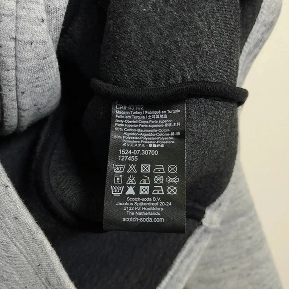 SCOTCH & SODA | MAISON SCOTCH GREY ZIP BLAZER JACKET - Picture 16 of 16